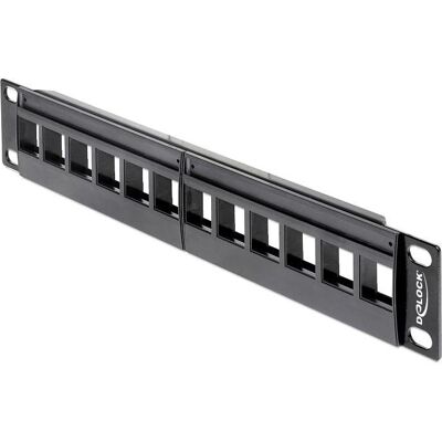 Delock Patch Panel Noir, Serveur : accessoires, Noir - Publicité Delock Patch Panel Noir, Serveur : accessoires, Noir - Publicité