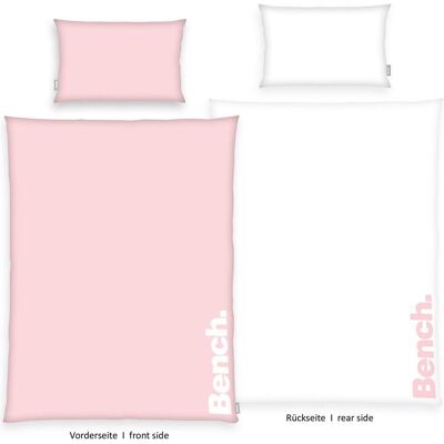 Herding, Linge de lit, Klaus GmbH Garniture de lit Bench rose clair/blanc (Housse de couette, 160 x 210 cm) - Publicité Herding, Linge de lit, Klaus GmbH Garniture de lit Bench rose clair/blanc (Housse de couette, 160 x 210 cm) - Publicité
