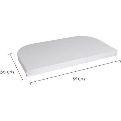 Babybay Modèle Zartgrau Drap-housse en coton respirant - Housse de matelas bébé - Publicité Babybay Modèle Zartgrau Drap-housse en coton respirant - Housse de matelas bébé - Publicité