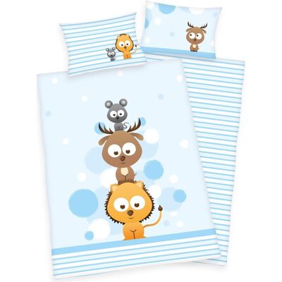 Herding, Linge de lit pour enfants, Jana Amis des animaux (100 x 135 cm, 40 x 60 cm) - Publicité Herding, Linge de lit pour enfants, Jana Amis des animaux (100 x 135 cm, 40 x 60 cm) - Publicité