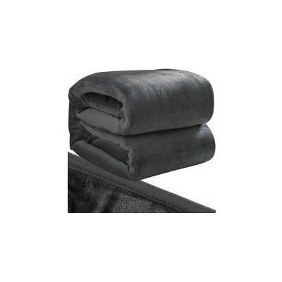 Ruhhy 22695 - Couverture Grise Chaude et Moelleuse - Couverture - Publicité Ruhhy 22695 - Couverture Grise Chaude et Moelleuse - Couverture - Publicité