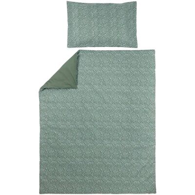 Ensemble de Literie Meyco Vert Forêt - Coton, Réversible, 100x135cm - Publicité Ensemble de Literie Meyco Vert Forêt - Coton, Réversible, 100x135cm - Publicité