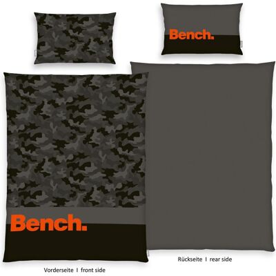 Herding, Linge de lit, Klaus GmbH Bettwäschegarnitur Bench Camouflage Anthrazit (Housse de couette, 160 x 210 cm) - Publicité Herding, Linge de lit, Klaus GmbH Bettwäschegarnitur Bench Camouflage Anthrazit (Housse de couette, 160 x 210 cm) - Publicité