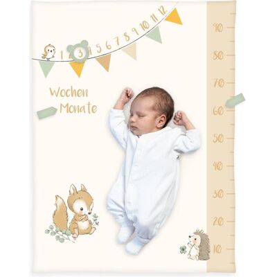 Babybest, Couverture pour bébé, Waldfreunde (100 x 75 cm) - Publicité Babybest, Couverture pour bébé, Waldfreunde (100 x 75 cm) - Publicité