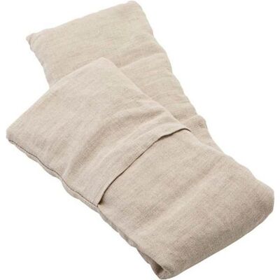 Coussin de thérapie Meraki - Lin et coton bio - 64x15 cm - Publicité Coussin de thérapie Meraki - Lin et coton bio - 64x15 cm - Publicité