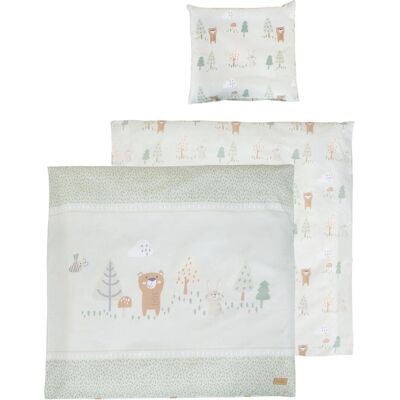 Roba, Linge de lit pour enfants, Wiegenset 2-teilig Woodland Buddies (80 x 80 cm, 35 x 40 cm) - Publicité Roba, Linge de lit pour enfants, Wiegenset 2-teilig Woodland Buddies (80 x 80 cm, 35 x 40 cm) - Publicité