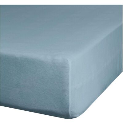 Eurofirany Drap-housse en jersey - Coton, 90x200 cm, Bleu marine - Publicité Eurofirany Drap-housse en jersey - Coton, 90x200 cm, Bleu marine - Publicité