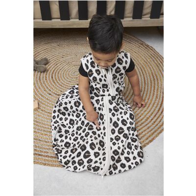 Meyco, Gigoteuse, Sac de couchage Jersey 98 cm Leopard sand melange (0,5 TOG, Été) - Publicité Meyco, Gigoteuse, Sac de couchage Jersey 98 cm Leopard sand melange (0,5 TOG, Été) - Publicité