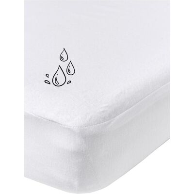Drap-housse imperméable Meyco pour bébé - 160x200 cm - Publicité Drap-housse imperméable Meyco pour bébé - 160x200 cm - Publicité