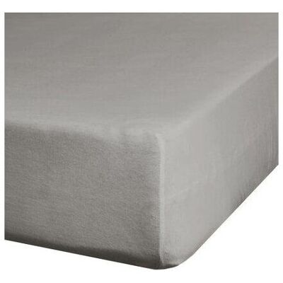 Eurofirany, Drap-housse, Jersey -feuille de coton élastique 240x220 cm couleur argent 190 g/m2 prime Eurofirana (240 x 220 cm) - Publicité Eurofirany, Drap-housse, Jersey -feuille de coton élastique 240x220 cm couleur argent 190 g/m2 prime Eurofirana (240 x 220 cm) - Publicité