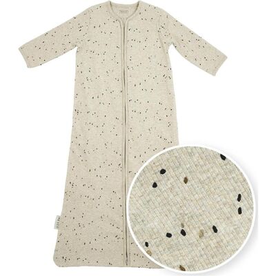 Meyco Sac de Dormir Bébé à Rayures Mini Points - Sand Melange - Publicité Meyco Sac de Dormir Bébé à Rayures Mini Points - Sand Melange - Publicité