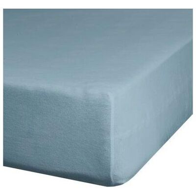 Eurofirany, Drap-housse, DESIGN 91 Cotton sheet with rubber JERSEY, 140X200 + 30CM, 125 g / m2, color : dark blue (140 x 200 cm) - Publicité Eurofirany, Drap-housse, DESIGN 91 Cotton sheet with rubber JERSEY, 140X200 + 30CM, 125 g / m2, color : dark blue (140 x 200 cm) - Publicité