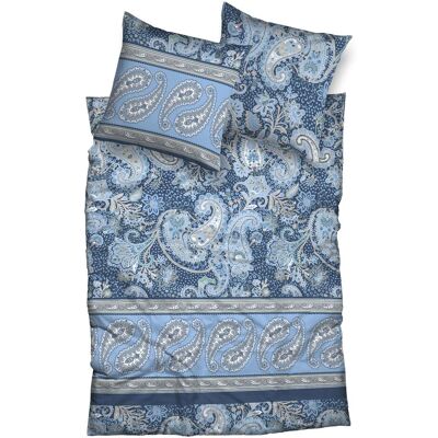 Ensemble de Literie CASATEX Sentta Bleu Paisley - Publicité Ensemble de Literie CASATEX Sentta Bleu Paisley - Publicité