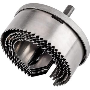 Graphite, Scie-cloche, Holzlochsägen 60 - 95 mm, h 40 mm, Satz mit 5 Stück. Publicité Graphite, Scie-cloche, Holzlochsägen 60 - 95 mm, h 40 mm, Satz mit 5 Stück. Publicité