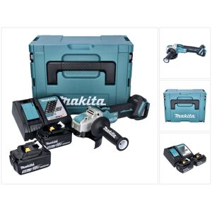 Makita, Meuleuse d'angle, DGA 521 RTX1J Meuleuse d'angle sans fil 18 V 125 mm X-LOCK Brushless + 2x batterie 5,0 Ah + chargeur (125 mm) - Publicité Makita, Meuleuse d'angle, DGA 521 RTX1J Meuleuse d'angle sans fil 18 V 125 mm X-LOCK Brushless + 2x batterie 5,0 Ah + chargeur (125 mm) - Publicité