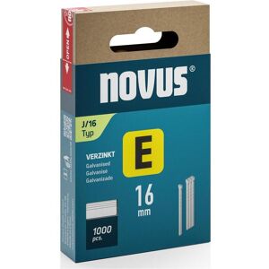 Novus, Clou + agrafe pour agrafeuse, Clous E / J 16mm 1000 pcs. Publicité Novus, Clou + agrafe pour agrafeuse, Clous E / J 16mm 1000 pcs. Publicité