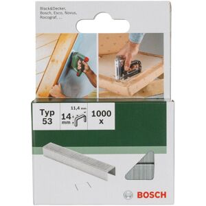 Bosch Zubehör, Clou + agrafe pour agrafeuse, Agrafe à fil fin - Publicité Bosch Zubehör, Clou + agrafe pour agrafeuse, Agrafe à fil fin - Publicité