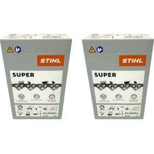 Stihl, Machine de jardinage : accessoires, 2x 3/8" Rapid Super 3 (RS3) chaîne de scie 50 cm 3/8" 1,6 mm 72 TG 2 pièces ( 2x 36260000072 (Scie, Chaîne de sciage) - Publicité Stihl, Machine de jardinage : accessoires, 2x 3/8" Rapid Super 3 (RS3) chaîne de scie 50 cm 3/8" 1,6 mm 72 TG 2 pièces ( 2x 36260000072 (Scie, Chaîne de sciage) - Publicité