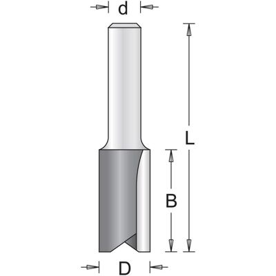 Hikoki, Tête de fraisage, Zubehör 754002 Nutenfräser mit 2 Schneiden 4 x 11 x 51 mm Schaft 6mm 1 Stück - Publicité Hikoki, Tête de fraisage, Zubehör 754002 Nutenfräser mit 2 Schneiden 4 x 11 x 51 mm Schaft 6mm 1 Stück - Publicité