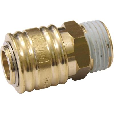 Accessoires pour outil à air Elmag - Raccord pneumatique en laiton 1/2" - Publicité Accessoires pour outil à air Elmag - Raccord pneumatique en laiton 1/2" - Publicité