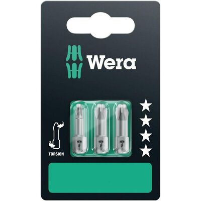 Wera, Embouts, 851/1 TZ PH 1 - 3 Set SB (Cruciforme Phillips PH) - Publicité Wera, Embouts, 851/1 TZ PH 1 - 3 Set SB (Cruciforme Phillips PH) - Publicité