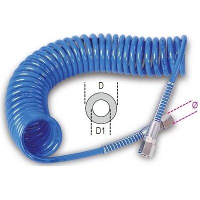 BETA, Outils pneumatiques : accessoires, 019140060 1914 10-Polyurethan-Spiralschlauch 10 m - Publicité BETA, Outils pneumatiques : accessoires, 019140060 1914 10-Polyurethan-Spiralschlauch 10 m - Publicité