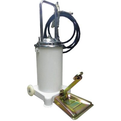 GEKO, Outils automobiles, Pompe à air pour lubrifiant, capacité 15 l, tuyau 4 m - Publicité GEKO, Outils automobiles, Pompe à air pour lubrifiant, capacité 15 l, tuyau 4 m - Publicité