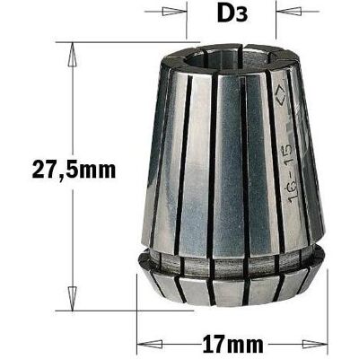 CMT - 184.040.16 - 17x27.5mm - Mandrin élastique - Publicité CMT - 184.040.16 - 17x27.5mm - Mandrin élastique - Publicité