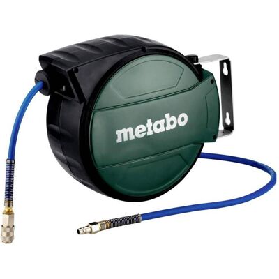 Metabo, Outils pneumatiques : accessoires, SA 210 Enrouleur de tuyau d'air comprimé - Publicité Metabo, Outils pneumatiques : accessoires, SA 210 Enrouleur de tuyau d'air comprimé - Publicité