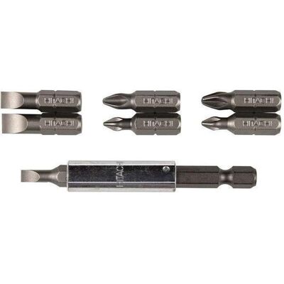 Hikoki, Embouts, Zubehör 752397 Magnetischer Bit-Halter 1/4" inkl. 7 Bits - Publicité Hikoki, Embouts, Zubehör 752397 Magnetischer Bit-Halter 1/4" inkl. 7 Bits - Publicité