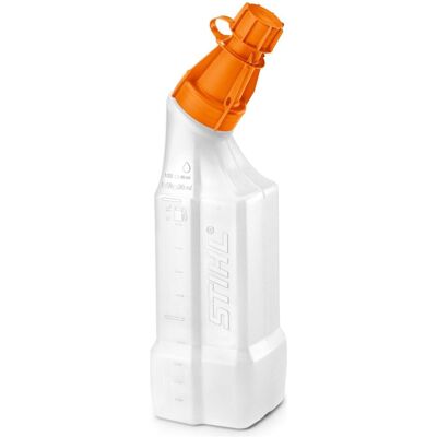 Bouteille de mélange STIHL - Récipient pour carburant et huile - Publicité Bouteille de mélange STIHL - Récipient pour carburant et huile - Publicité
