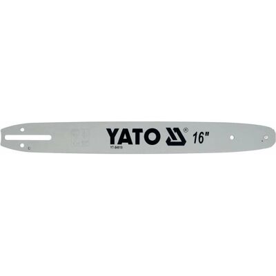 Yato, Machine de jardinage : accessoires, PROWADNICA ŁAŃCUCHA 16" 3/8" 56 0.043" P (Scie, Chaîne de tronçonneuse) - Publicité Yato, Machine de jardinage : accessoires, PROWADNICA ŁAŃCUCHA 16" 3/8" 56 0.043" P (Scie, Chaîne de tronçonneuse) - Publicité