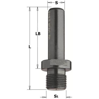 Réduction CMT M12x1 - 10x40, 55mm - Acier haute résistance - Publicité Réduction CMT M12x1 - 10x40, 55mm - Acier haute résistance - Publicité