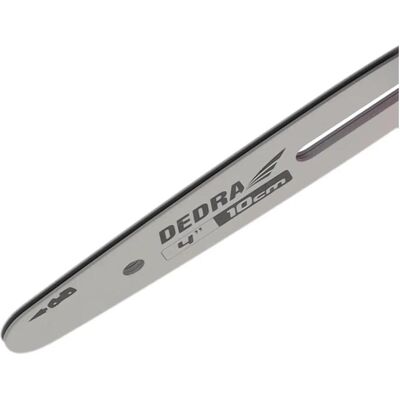 Dedra, Machine de jardinage : accessoires, Barre de guidage pour tronçonneuse DED7099 4" 10 cm, 1,1 mm (Scie) - Publicité Dedra, Machine de jardinage : accessoires, Barre de guidage pour tronçonneuse DED7099 4" 10 cm, 1,1 mm (Scie) - Publicité