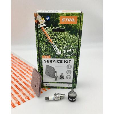 Kit de service STIHL HS 45 - Kit d'entretien pour taille-haie - Publicité Kit de service STIHL HS 45 - Kit d'entretien pour taille-haie - Publicité