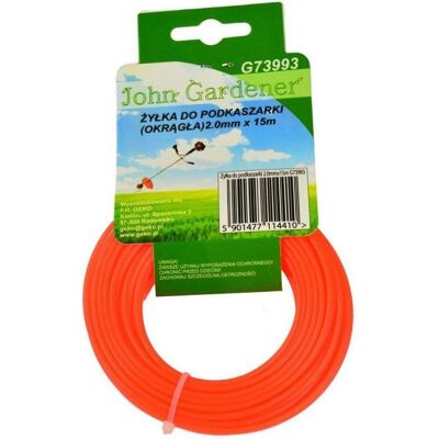 GEKO, Machine de jardinage : accessoires, Fil de coupe, 2,0 mm, 15 m, profil rond, nylon (Herbicide, Tondeuse à gazon) - Publicité GEKO, Machine de jardinage : accessoires, Fil de coupe, 2,0 mm, 15 m, profil rond, nylon (Herbicide, Tondeuse à gazon) - Publicité