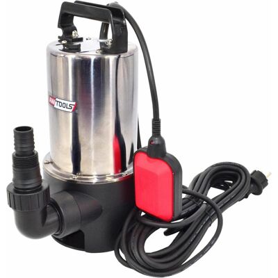 Awtools, Pompe à eau, Edelstahl-Schmutzwasserpumpe mit Schwimmer, 1100 W (Pompe pour eaux chargées) - Publicité Awtools, Pompe à eau, Edelstahl-Schmutzwasserpumpe mit Schwimmer, 1100 W (Pompe pour eaux chargées) - Publicité