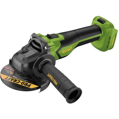 Procraft, Meuleuse d'angle, PGA22-BB Meuleuse d'angle sans fil 20 V 125 mm Brushless + 1x batterie 2,0 Ah + boîte à (125 mm) - Publicité Procraft, Meuleuse d'angle, PGA22-BB Meuleuse d'angle sans fil 20 V 125 mm Brushless + 1x batterie 2,0 Ah + boîte à (125 mm) - Publicité