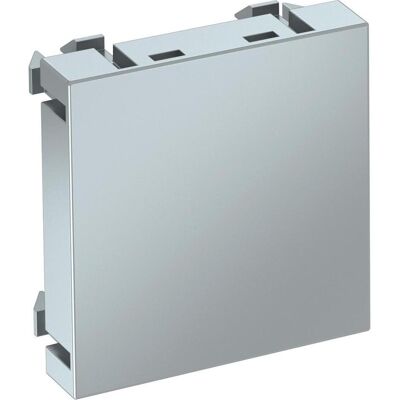 OBO Bettermann, Conduite des câbles, Couvercle aveugle 1/1 module 45x45mm, alu 6117408 (0.90 cm) - Publicité OBO Bettermann, Conduite des câbles, Couvercle aveugle 1/1 module 45x45mm, alu 6117408 (0.90 cm) - Publicité
