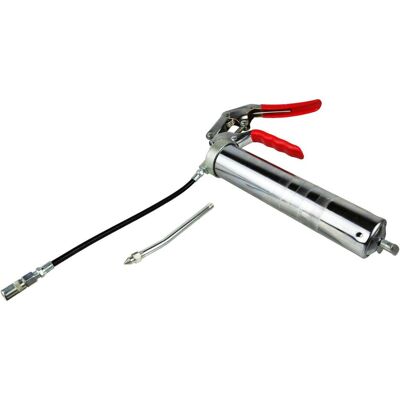 GEKO, Pistolet à cartouche + pompe à graisse, Pompe à graisse manuelle, 400 ml (Pistolet à graisse) - Publicité GEKO, Pistolet à cartouche + pompe à graisse, Pompe à graisse manuelle, 400 ml (Pistolet à graisse) - Publicité