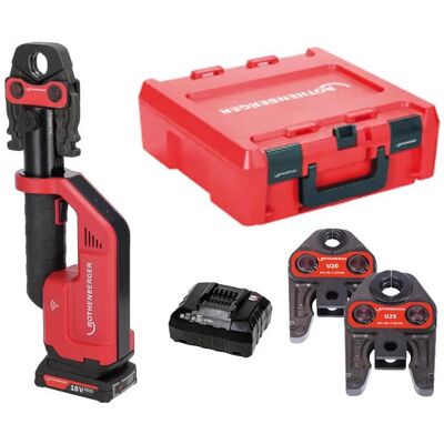 Rothenberger, Outil de presse, ROMAX COMPACT III Set U16-20-25, 2Ah, UE, AMP - Publicité Rothenberger, Outil de presse, ROMAX COMPACT III Set U16-20-25, 2Ah, UE, AMP - Publicité
