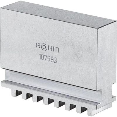 Röhm, Machine : accessoires, Mâchoire en bloc BL. Taille 250. Jeu de 4 mors. non étagé.non trempé. 16MnCr5 - Publicité Röhm, Machine : accessoires, Mâchoire en bloc BL. Taille 250. Jeu de 4 mors. non étagé.non trempé. 16MnCr5 - Publicité