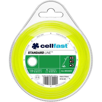 Cellfast Modèle 90 m 3 mm - Fil pour coupe - Publicité Cellfast Modèle 90 m 3 mm - Fil pour coupe - Publicité
