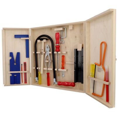 Kit de bricolage Pebaro - Ensemble de menuiserie pour enfants - Publicité Kit de bricolage Pebaro - Ensemble de menuiserie pour enfants - Publicité
