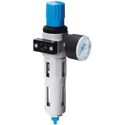 Festo, Outils pneumatiques : accessoires, LFR-1/4-D-MINI 159631 Vanne de régulation de filtre - Publicité Festo, Outils pneumatiques : accessoires, LFR-1/4-D-MINI 159631 Vanne de régulation de filtre - Publicité