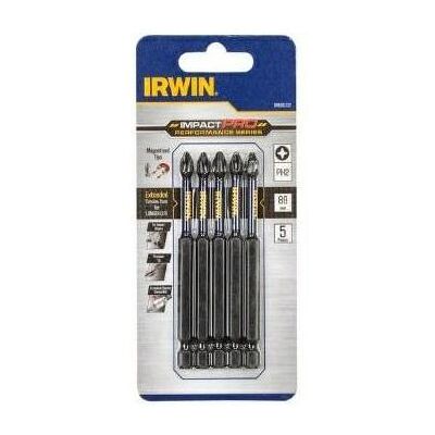 Irwin, Embouts, KOŃCÓWKA UDAROWA PH2 x 89mm/szt. (Cruciforme Phillips PH) - Publicité Irwin, Embouts, KOŃCÓWKA UDAROWA PH2 x 89mm/szt. (Cruciforme Phillips PH) - Publicité