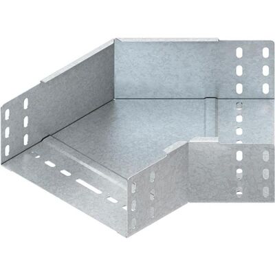 Niedax, Conduite des câbles, NIE RBA85.200 Coude 45° 85x202mm avec montants latéraux non articulés, avec bande de renfort - Publicité Niedax, Conduite des câbles, NIE RBA85.200 Coude 45° 85x202mm avec montants latéraux non articulés, avec bande de renfort - Publicité