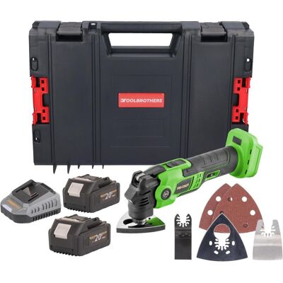 Procraft, Machine-outil multifonction, PMT22bb Outil multifonctions sans fil 20 V Brushless + 2x batterie 4,0 Ah + chargeur + (Un outil multifonctionnel) - Publicité Procraft, Machine-outil multifonction, PMT22bb Outil multifonctions sans fil 20 V Brushless + 2x batterie 4,0 Ah + chargeur + (Un outil multifonctionnel) - Publicité