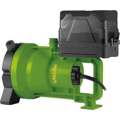 Procraft, Pompe à eau, CPN21bb Akku Tauchpumpe 20 V 3200 l/h + 1x Akku 2,0 Ah - ohne Ladegerät (Pompe pour eaux claires, Pompe pour récupérateur d’eau de pluie) - Publicité Procraft, Pompe à eau, CPN21bb Akku Tauchpumpe 20 V 3200 l/h + 1x Akku 2,0 Ah - ohne Ladegerät (Pompe pour eaux claires, Pompe pour récupérateur d’eau de pluie) - Publicité