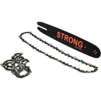 GEKO, Machine de jardinage : accessoires, Guide-chaîne + 2x chaîne, longueur 350mm, convient à Stihl (Scie, Chaîne de tronçonneuse) - Publicité GEKO, Machine de jardinage : accessoires, Guide-chaîne + 2x chaîne, longueur 350mm, convient à Stihl (Scie, Chaîne de tronçonneuse) - Publicité